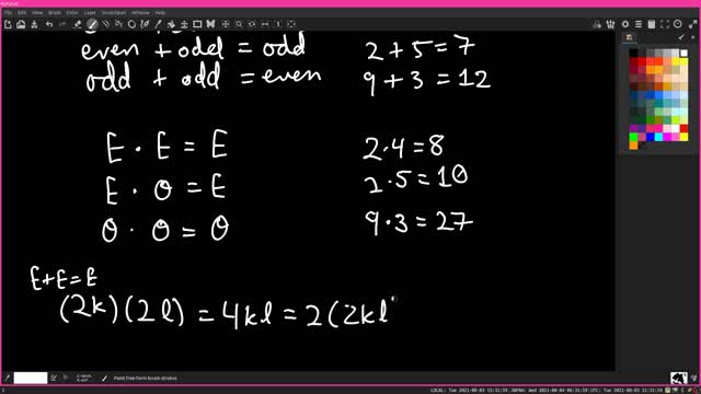 Mod 2 Arithmetic and a proof that sqrt(2) is irrational | WFC 2