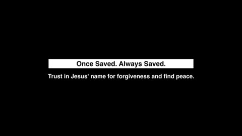 Believe in Jesus' resurrection and be forgiven.