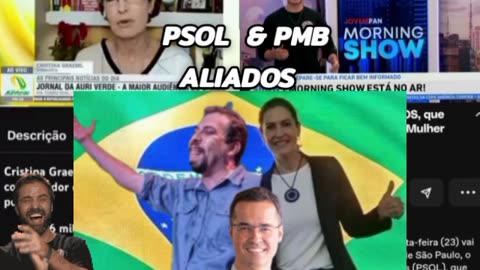 5° VIA: Cristina graeml e Guilherme Boulos unidos pela União do conservadorismo 🤣💨🐔🇨🇳