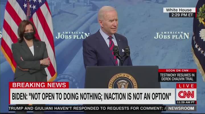 Joe Biden Redefines Infrastructure When Asked About His Bill