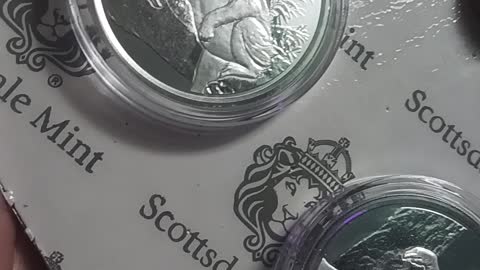 My first silver purchase from scottsdalemint.com