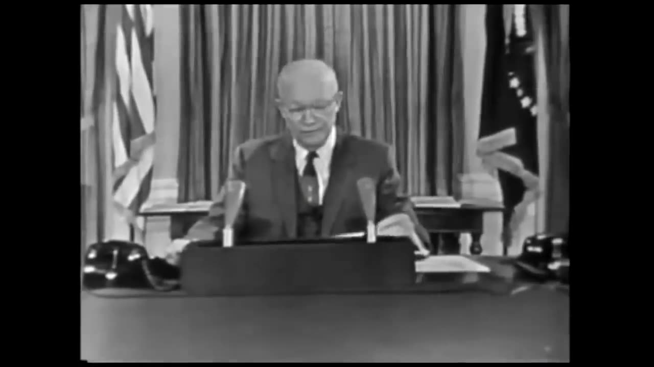 Eisenhower Farewell Address (Best Quality) - 'Military Industrial Complex' WARNING 720