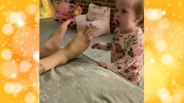 adorable baby making you laugh a lot