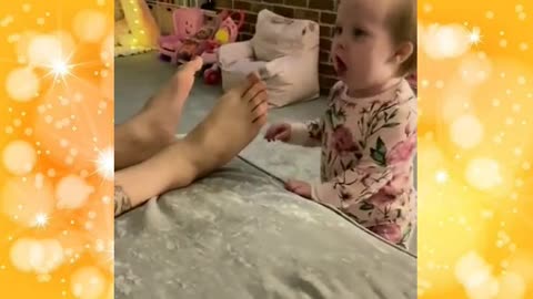 adorable baby making you laugh a lot