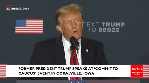 Trump Attacks Biden As 'Totally Corrupt' At Iowa Rally After Impeachment Probe Passes