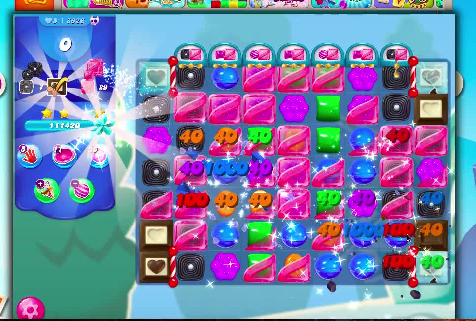 Candy Crush Level 8626 1/23/21 version NO Boosters NO ADS