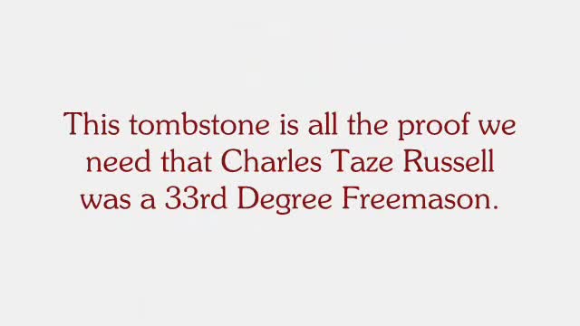 FreedomAmerica - Charles Taze Russell - 33rd Degree Freemason founder of the jehovah witnesses