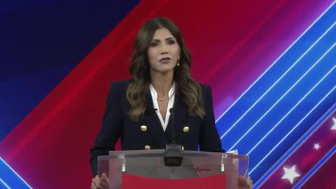 Kristi Noem Takes Aim At Justin Trudeau, 'Cancel Culture' At CPAC 2022