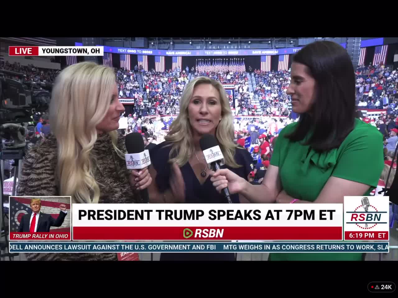 9/17/22 President Donald Trump Save America rally links for viewing in description MTG #maga