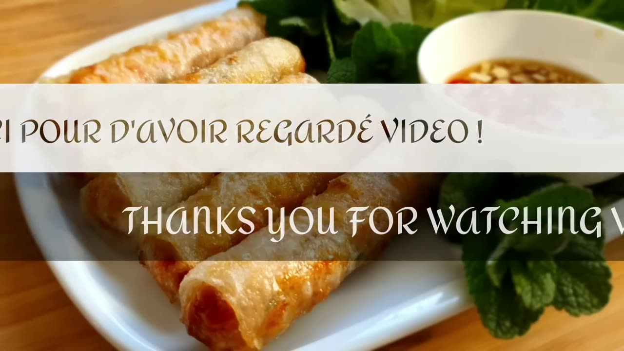 Recipe Fried Spring rolls | Egg rolls Vietnamese Fried Spring rolls