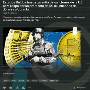 Estados Unidos busca garantía de sanciones de la UE