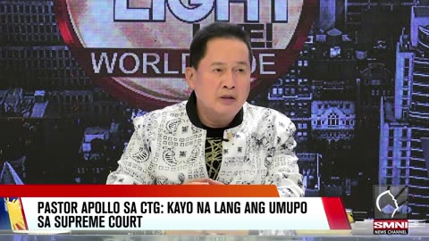 Pastor Apollo sa CTG: Kayo na lang ang umupo sa Supreme Court