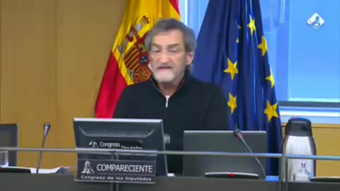 JOAN RAMON LAPORTE COMISION PARALMENTARIA VACUNAS COVID CENSURADO