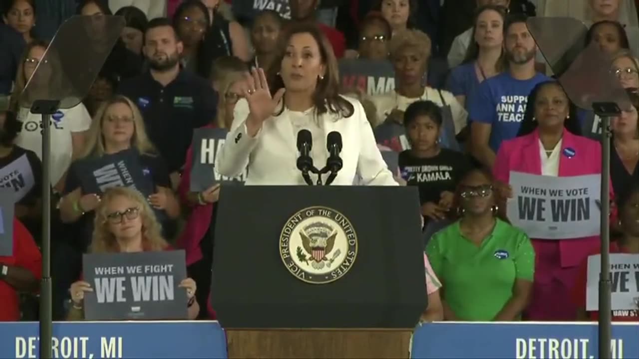 Things are going well at Kamala's rally lol