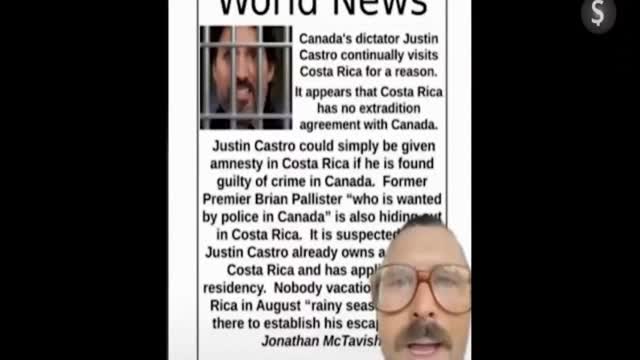 Justin Castro may escape to Costa Rica