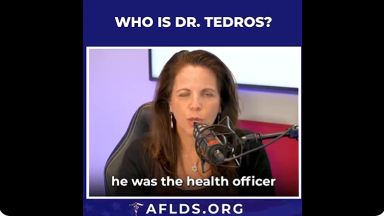 Who is Dr Tedros?