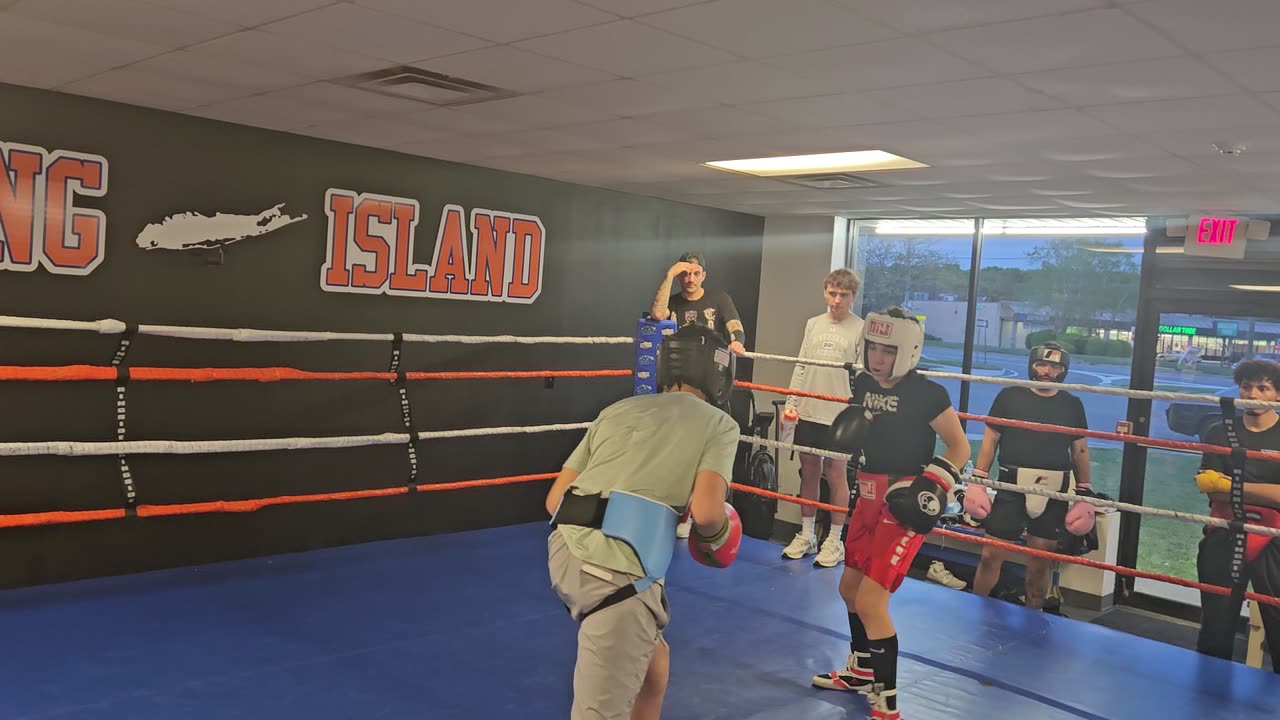 Joey sparring Steve 1. 5/14/24