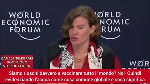 WEF: "Abbiamo fallito con i vaccini e con il cambiamento climatico. Ora proviamo con l'acqua"