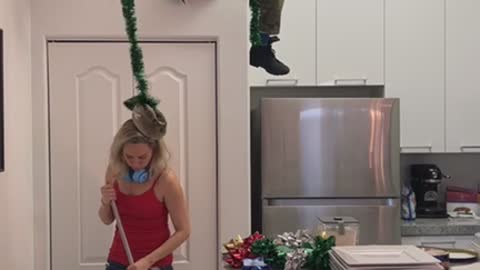 I’m crying! When she sees him