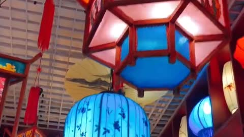 Beautiful mid-autumn festival lanterns