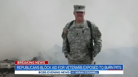 Republicans block aid for veterans exposed to burn pits