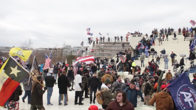 American Summer Capitol Building Live Footage 1/6/2021