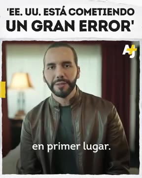 Nayib Bukele (Greatest President EVER) To Trump - GRAND ERROR