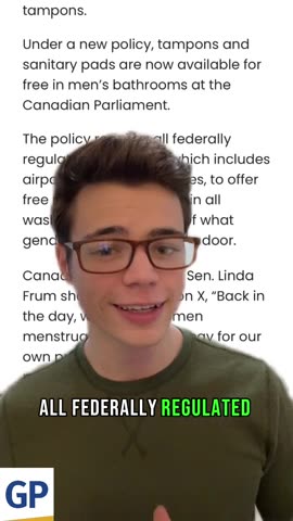 Victor Reacts: The West is a Joke! Tampons for MEN in Canadian Parliament