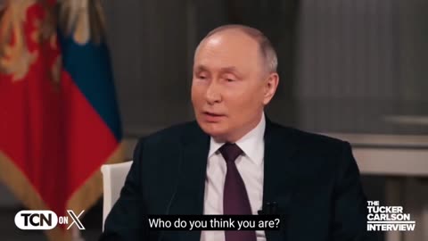 PUTIN takes a jab at TUCKER's CIA ties ...