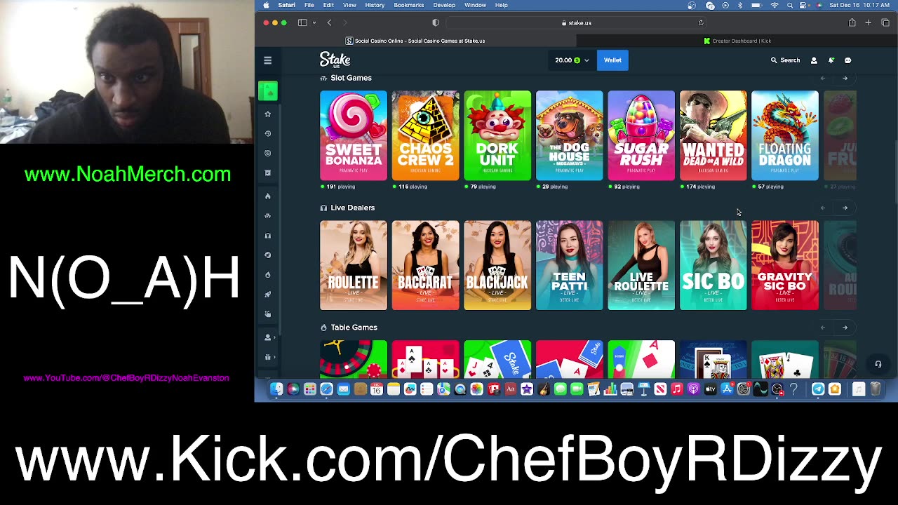 Chef Boy R Dizzy VLOG: @KickStreaming (O_o) #December #16 #2023 (O_o) www.Kick.com/ChefBoyRDizzy