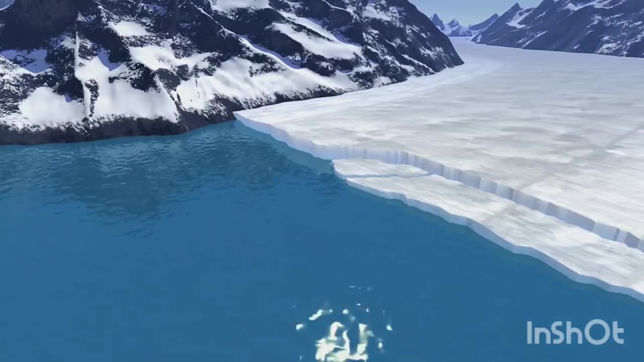 Beautiful mountain glashir and Snow ❄️