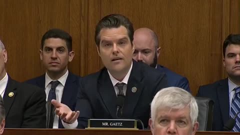 Gaetz: to Garland "You had no problem dispatching Matthew Collangelo"