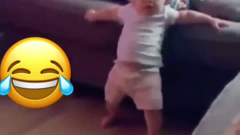 this bby is so funny