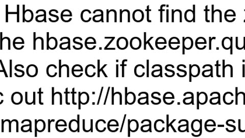 Can39t get HBase to connect to Hadoop