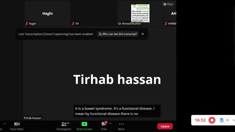 ST4.Explain IBS and discuss plan with a 40 year old lady after trial of Buscopan