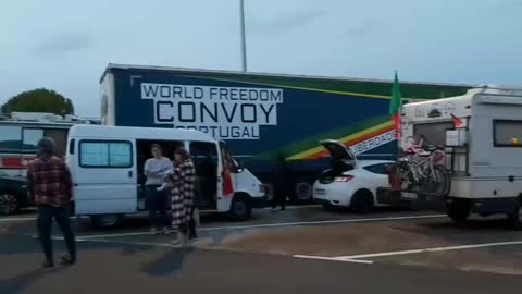 World Freedom Convoy Portugal is moving strong. Share and follow us to support.