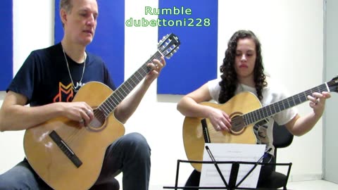 A day in a classroom (Imitation duet) (Stéfany e Edu)