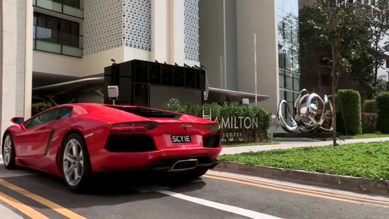 Millionair park supercars in his LIVING ROOM