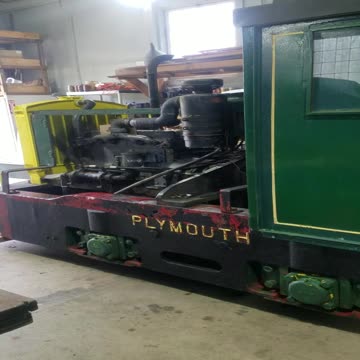 1923 PLYMOUTH LOCOMOTIVE FIRST TEST MOVE SINCE RESTORATION