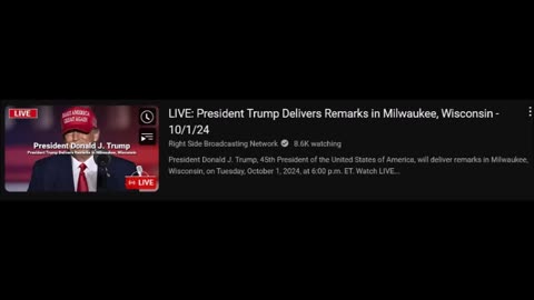 LIVE: President Trump Delivers Remarks in Milwaukee, Wisconsin - 10/1/24