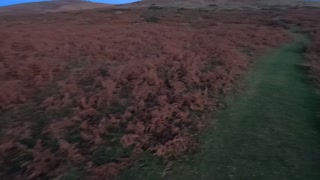 Hiking in Dsrtmoor. Sunset. GoPro on a chest mount.