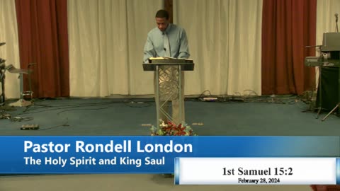 February 28, 2024 The Holy Spirit and King Saul