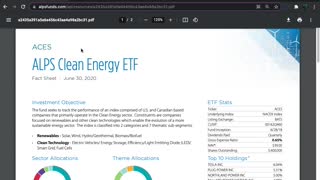 ACES ETF Introduction (Clean Energy)