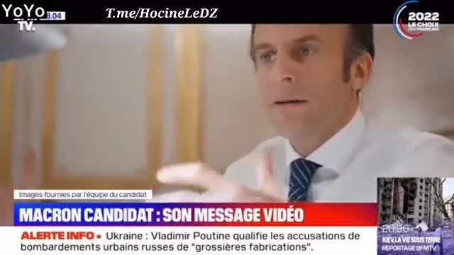 Macron candidat : voici son message vidéo !