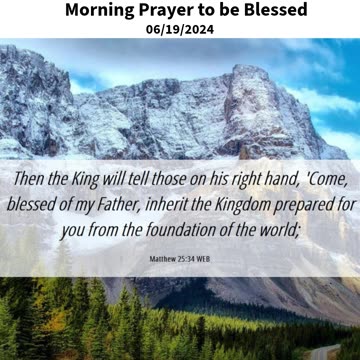 Morning Prayer to be Blessed #youtubeshorts #grace #jesus #mercy #faith #fyp #blessed #trust #love