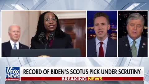 Senator Hawley: Biden Supreme Court Justice Nominee has a soft spot for child sex offenders