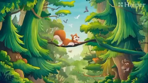 Kids Story-Squirrel The Unintentional Forester