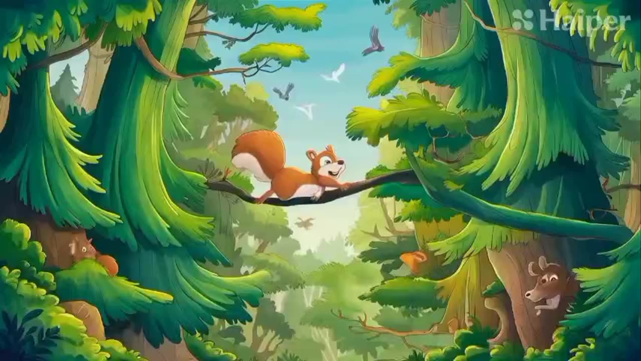 Kids Story-Squirrel The Unintentional Forester