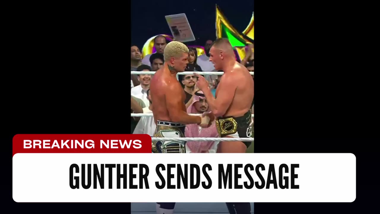 Gunther Sends Message To Cody Rhodes After Handshake