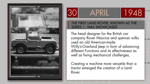 The first Land Rover, known as the Series 1, was showcased_1